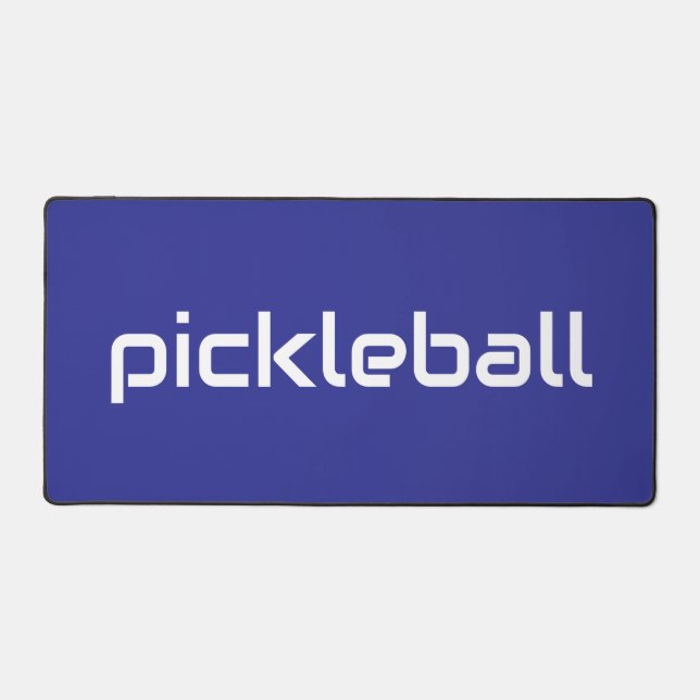 PICKLEBALL Blanc Moderne Raffiné Sur Bleu Marine (Recto)