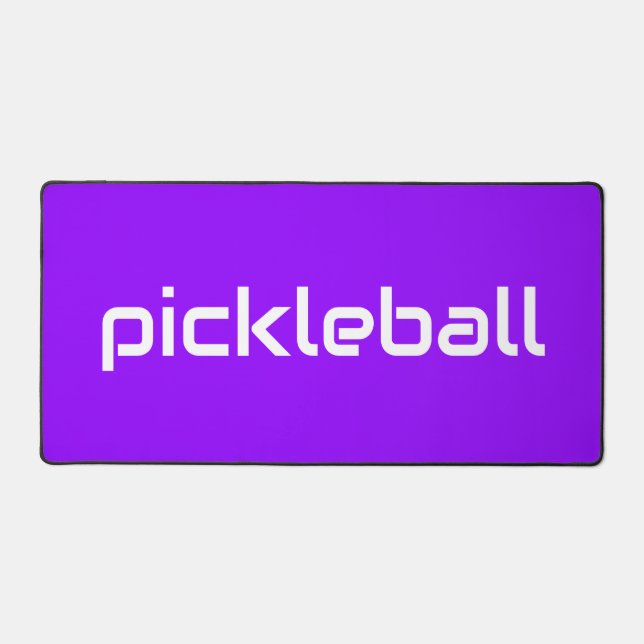 PICKLEBALL Blanc Moderne Raffiné Sur Violet Clair (Recto)