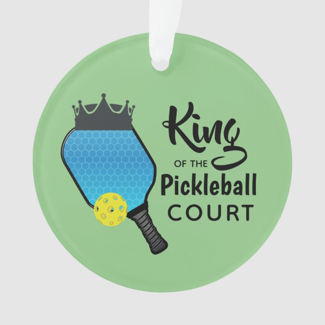 Pickleball de boule de chiche conception de l'orne (devant)