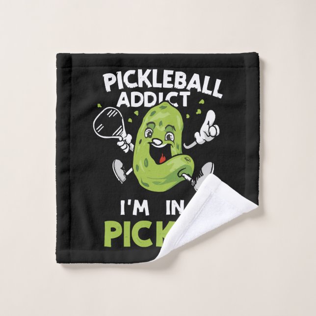 Pickleball-drole (Gant de toilette)
