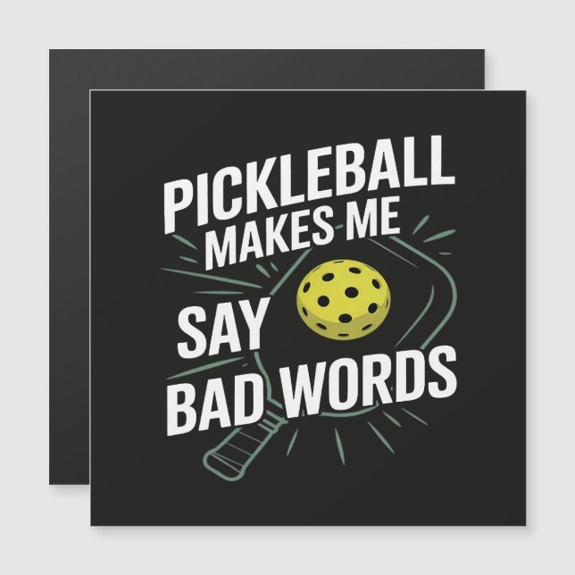 Pickleball Drôle Me Fait Dire Des Gros Mots (Devant / Derrière)
