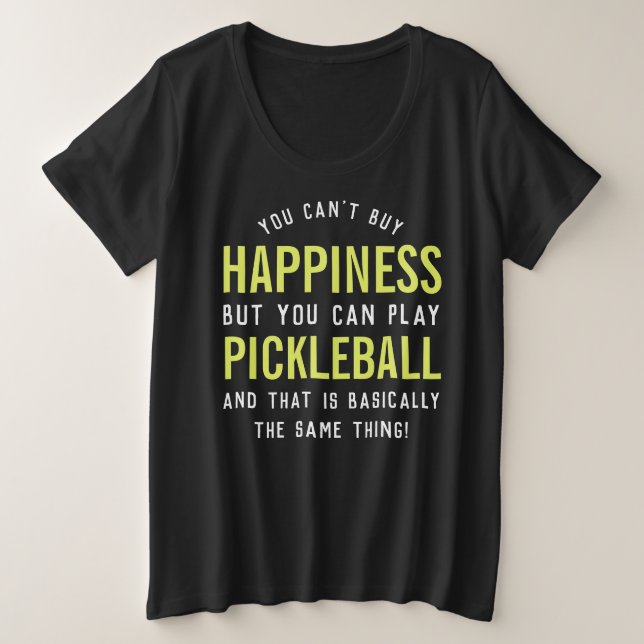 Pickleball est le bonheur Funny Pickleball cadeau (Design devant)