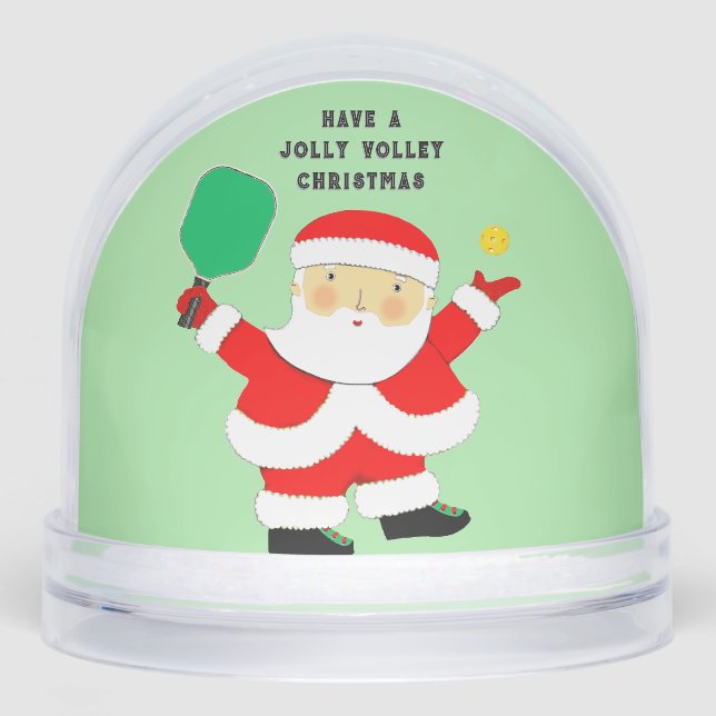 Pickleball Holiday Gift Snow Globe (Avant)
