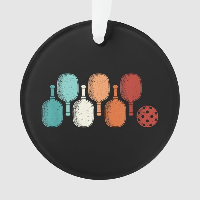Pickleball Lover Retro Paddle Sport Vintage (devant)
