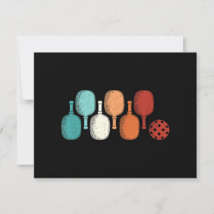 Pickleball Lover Retro Paddle Sport Vintage