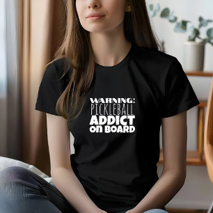 Pickleball Lovers drôle slogan orange T-Shirt