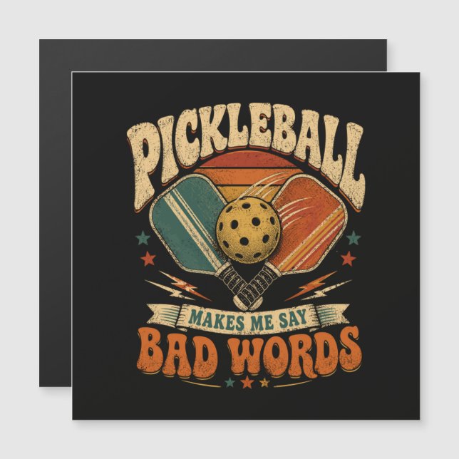Pickleball Me Fait Dire Des Gros Mots (Devant / Derrière)