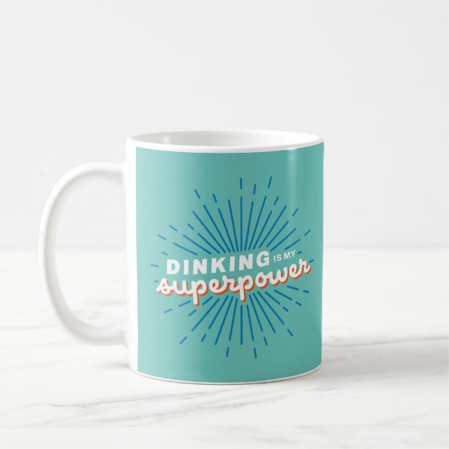 Pickleball Mug Dinking est ma superpuissance Fung  (Gauche)