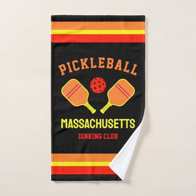 Pickleball personnalisable (Serviette à main)