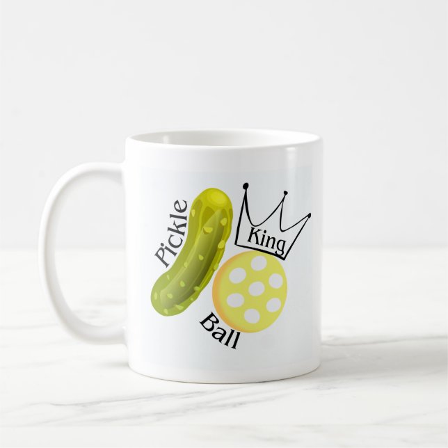 Pickleball Pickleball Ball King Mug (Gauche)