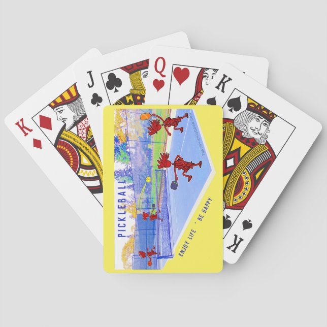 Pickleball Profitez de la vie ... Jeux de cartes (dos)