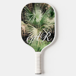 Pickleball Raquette de balle de palmier personnalisée initial