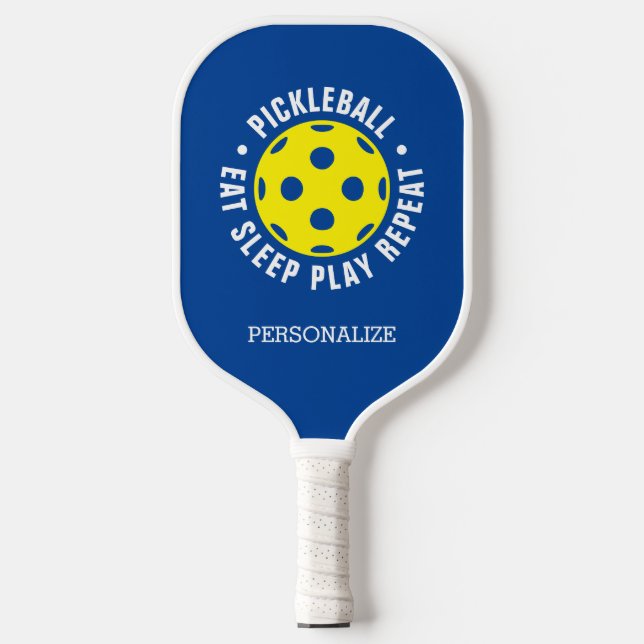 Pickleball Raquette de pagaie personnalisée avec nom (Recto)