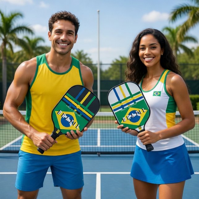Pickleball Raquette de Pickle Ball Brésil (Créateur téléchargé)