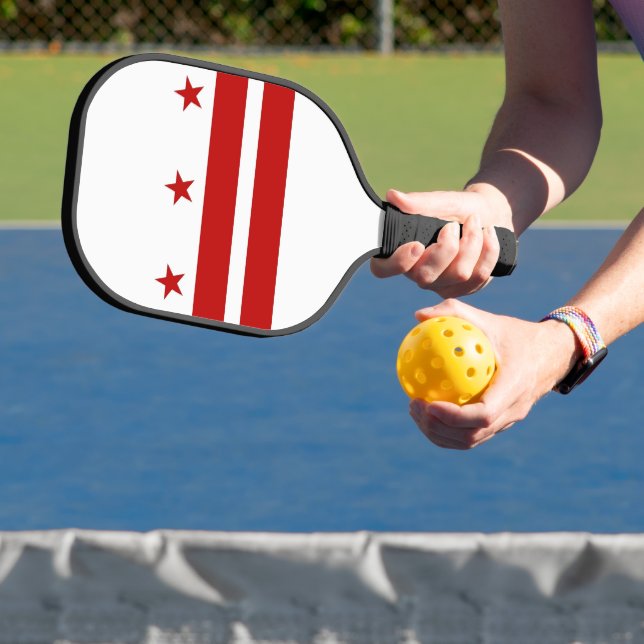 Pickleball Raquette de Pickleball, drapeau de Washington DC (Insitu)