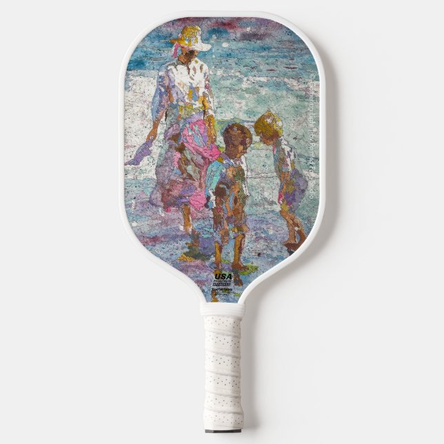 Pickleball Rassemblement de Lumière © – Raquette de Picklebal (Recto)