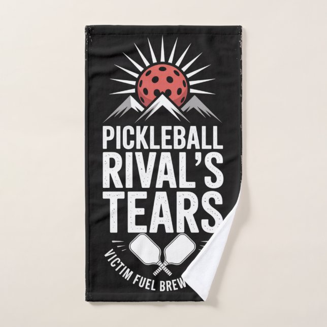 Pickleball Rival's Tears Drôle Graphique (Serviette à main)