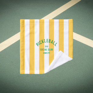 Pickleball Social Club Cabana Jaune Stripe