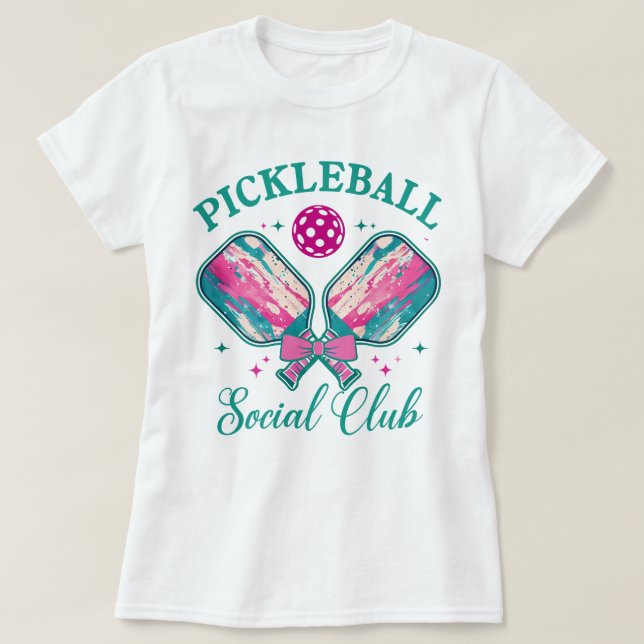 Pickleball Social Club T-Shirt (Design devant)