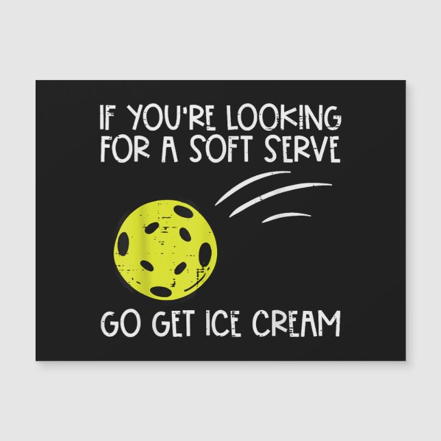 Pickleball Soft Sert Obtenir Crème Glace Pickle Ba (Devant)