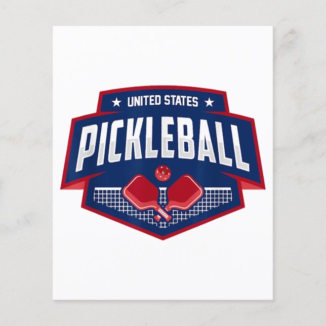 Pickleball Support Team Pickleball Player USA (Devant)