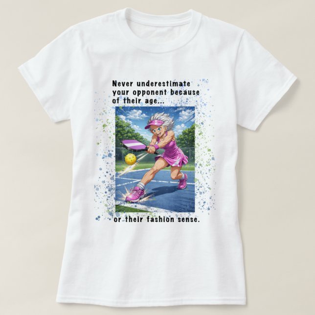 Pickleball T-Shirt for Women (Design devant)