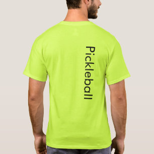 Pickleball T-shirt vert de sécurité