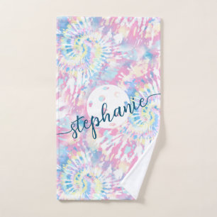 Pickleball Tie Dye Script Sport personnalisé