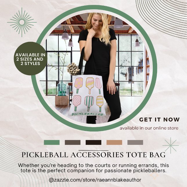 Pickleballer Accessories Tote Bag (Créateur téléchargé)