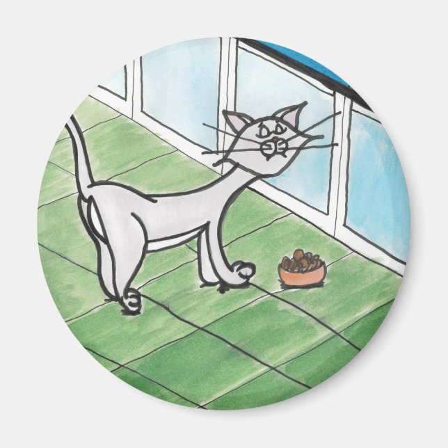 Picky Kitty Magnet (Devant)