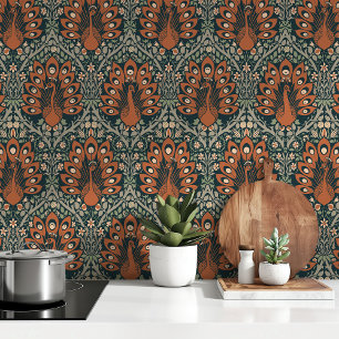 Pics d'automne Papier peint Art Nouveau