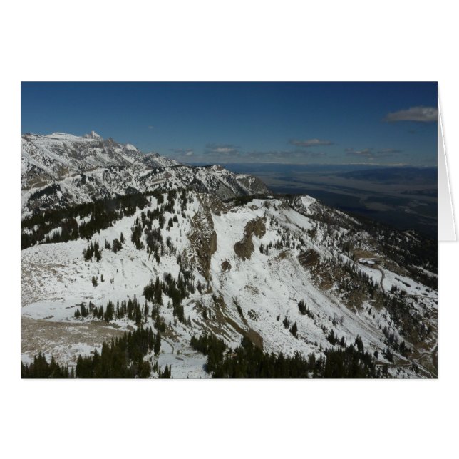 Pics neigeux des monts Grand Teton I Photographie (Devant Horizontal)