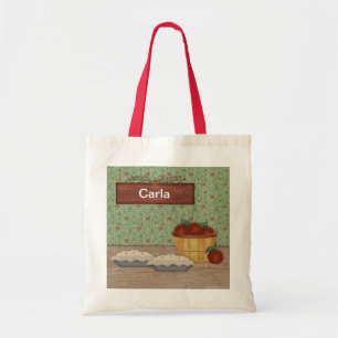 Pie de cuisson Pomme personnalisé Nom sac