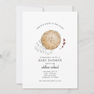 Pie Fall Automne Baby Shower Invitations