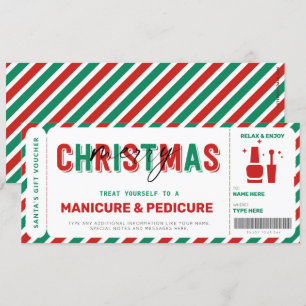 Pièce cadeau Manicure de Noël Pedicure Mani Pedi