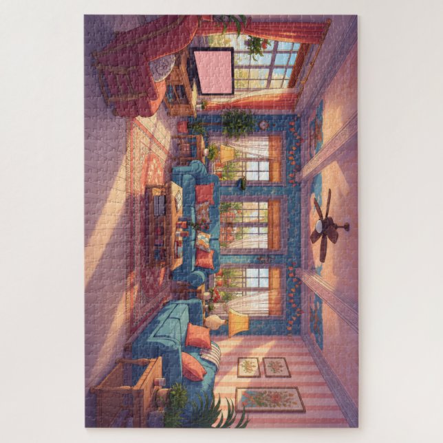     Pièce d'anime Cosy en Puzzle  (Vertical)