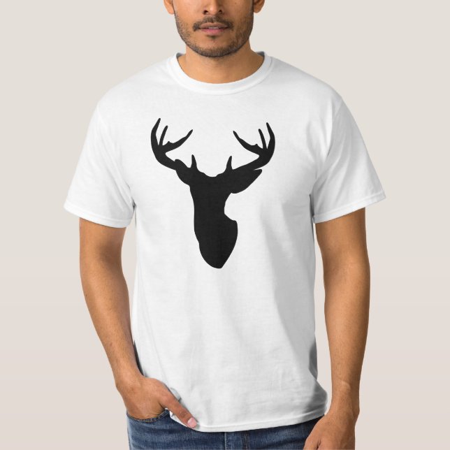 Pièce en t de tête de cerfs communs de T-shirt de (Devant)