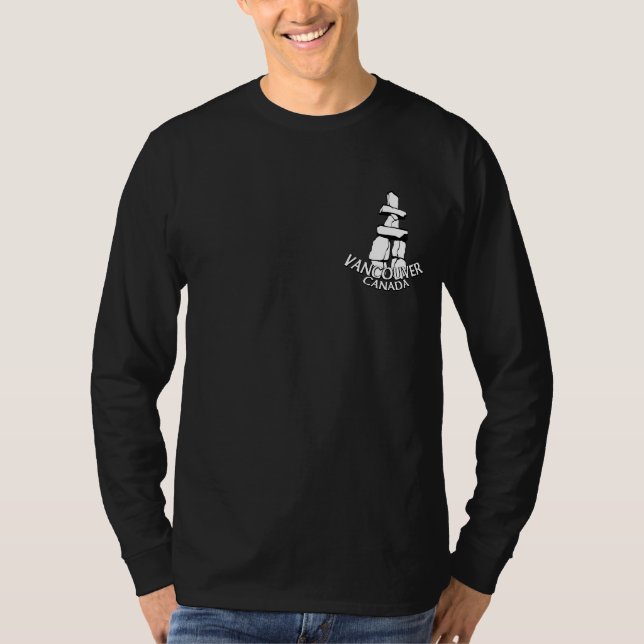 Pièce en t du Canada de T-shirt de douille de (Devant)