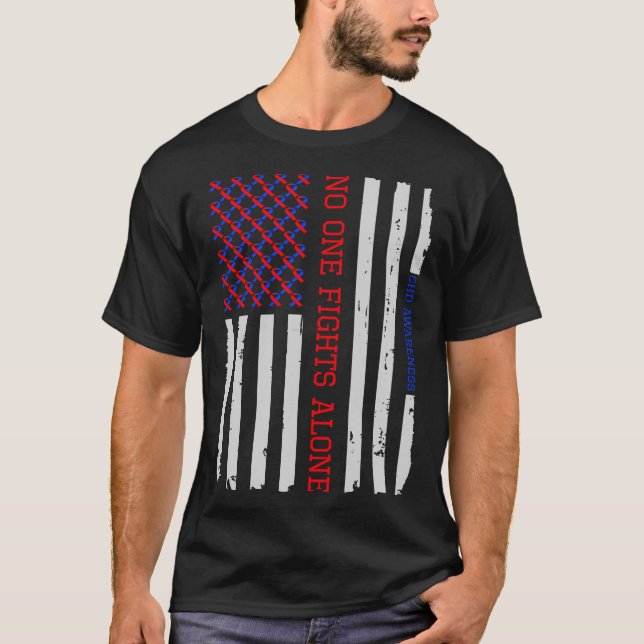Pièce en t patriotique de T-shirt de conscience du (Devant)