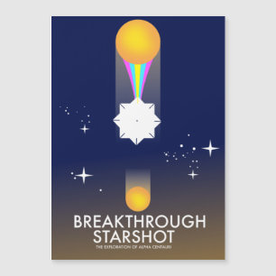 Pièce maîtresse Starshot Retro Space Art