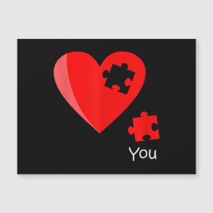 Pièce manquante Puzzle Coeur Valetines Chemise Jou