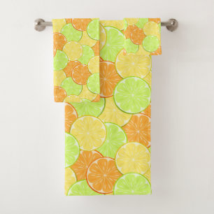 Pièces de fruits à citron vert orange citronnier