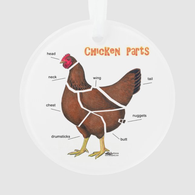 Pièces de poulet (dos)