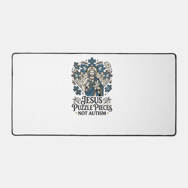 Pièces de puzzle Jésus pas autisme Pièces de puzzl (Recto)