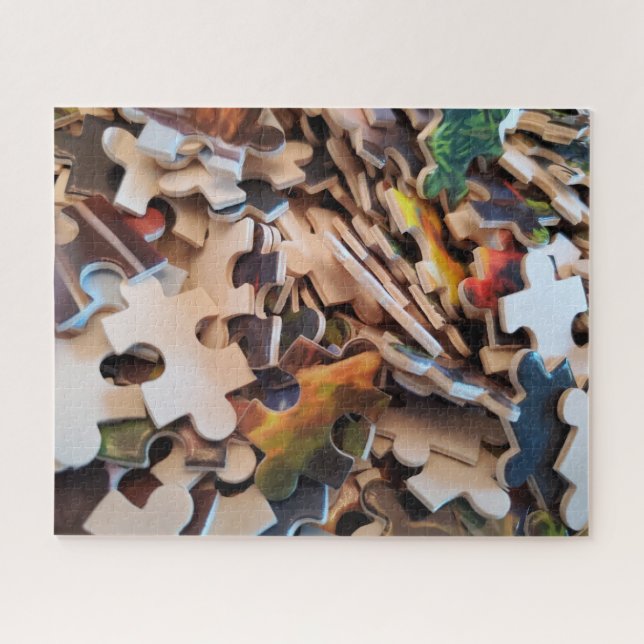 Pièces de puzzles en bois (Horizontal)