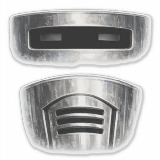Pièces de visage de Bin Sentinel : Autocollants de