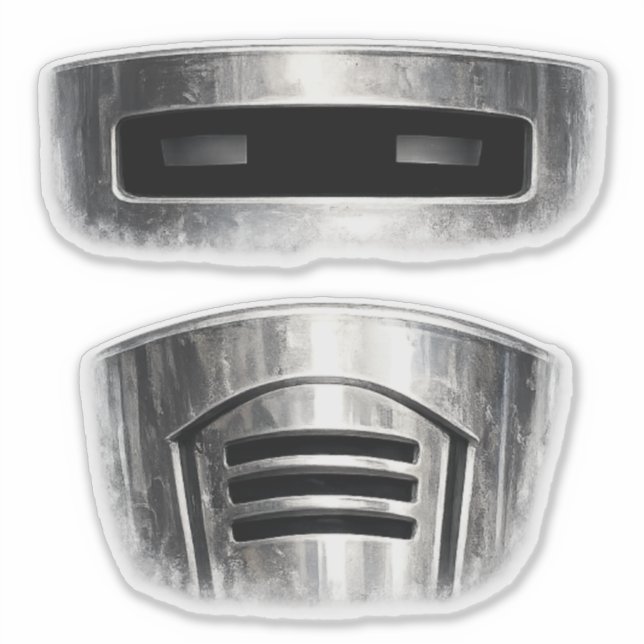 Pièces de visage de Bin Sentinel : Autocollants de (Devant)