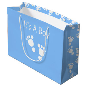 Pied blanc de bébé - c'est un sac de cadeau de
