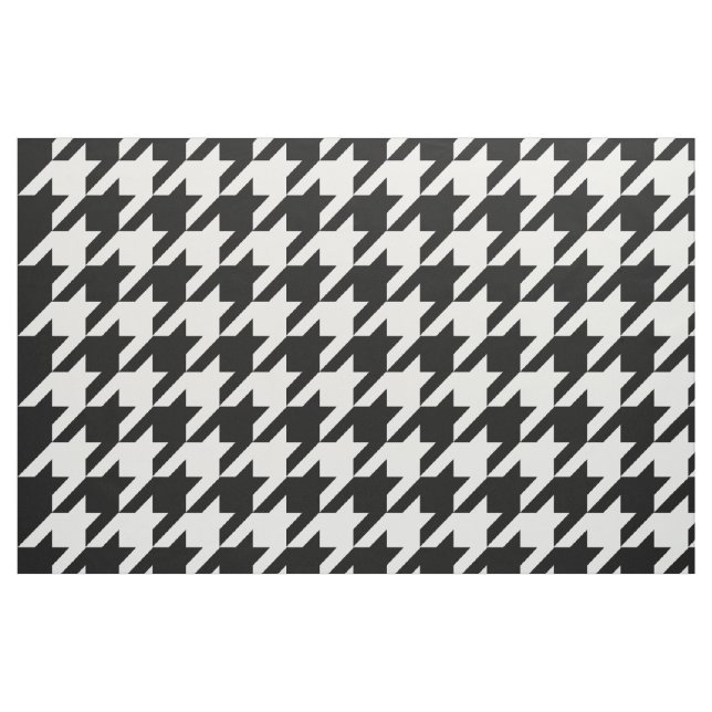 Pied de fond noir et blanc tissu motif (Fat Quarter)