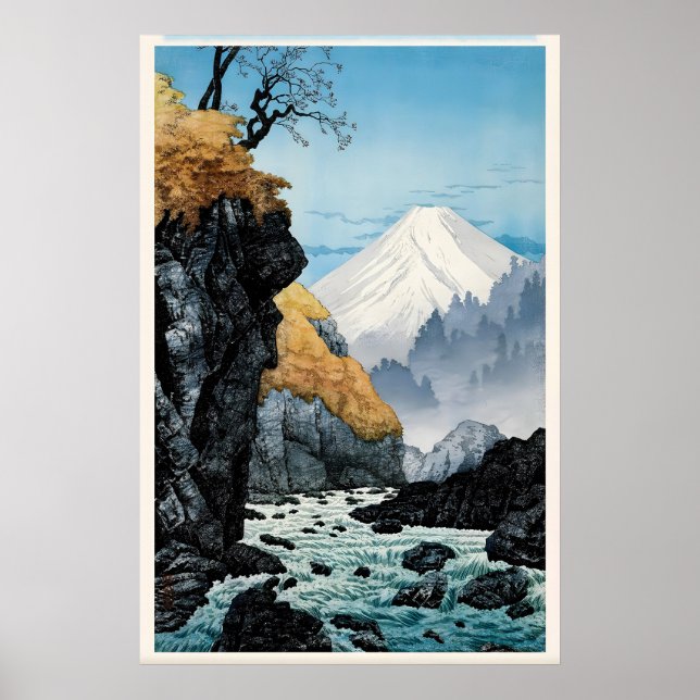 Pied du mont Ashitaka Impression d'art japonais fi (Devant)
